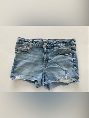 Light Blue Distressed Denim Women's Shorts size 10